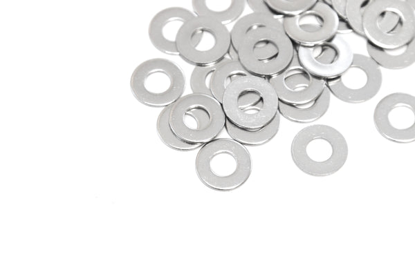 Red Hound Auto 40 Flat Standard Washers Set Fits 1/4 Inch .281 Inch ID Hole Size, .625 Inch OD for 304 SS Stainless Steel Corrosion Resistant
