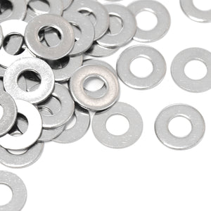 Red Hound Auto 100 Flat Standard Washers Set Fits 1/4 Inch .281 Inch ID Hole Size, .625 Inch OD for 304 SS Stainless Steel Corrosion Resistant