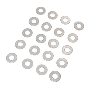 Red Hound Auto 20 Flat Standard Washers Set Fits 3/8 Inch .406 Inch ID Hole Size, .875 Inch OD for 304 SS Stainless Steel Corrosion Resistant