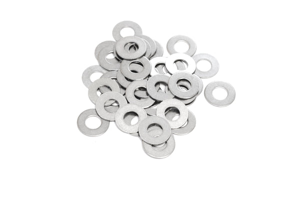 Red Hound Auto 40 Flat Standard Washers Set Fits 3/8 Inch .406 Inch ID Hole Size, .875 Inch OD for 304 SS Stainless Steel Corrosion Resistant