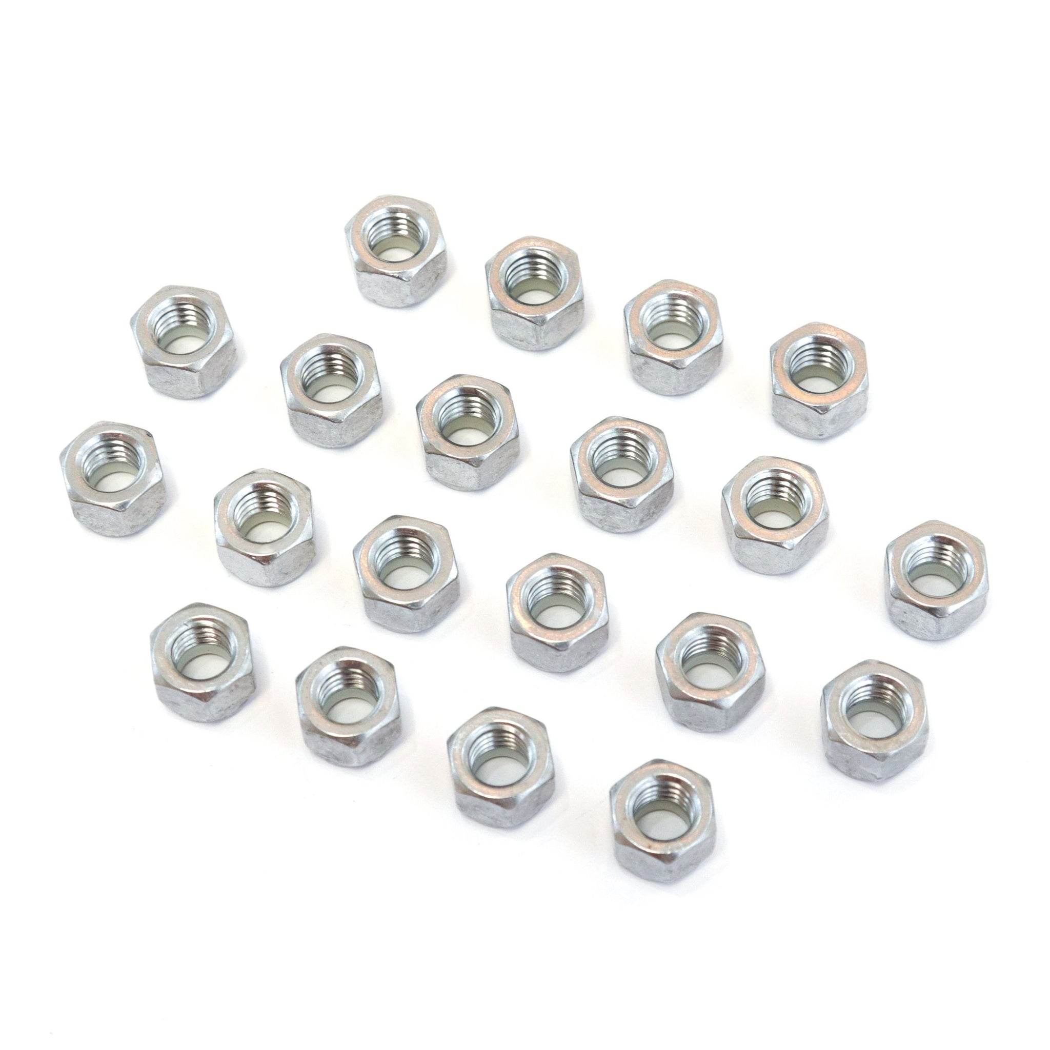 Red Hound Auto 20 Nylon Insert Lock Nut Set 3/8 Inch Diameter Hole Size for Bolt or Threaded Stud 304 SS Stainless Steel Corrosion Resistant 16 Standard Coarse Thread