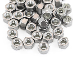 Red Hound Auto 40 Nylon Insert Lock Nut Set 5/16 Inch Diameter Hole Size for Bolt or Threaded Stud 304 SS Stainless Steel Corrosion Resistant 18 Standard Coarse Thread