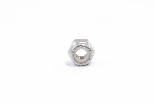 Red Hound Auto 40 Nylon Insert Lock Nut Set 1/4 Inch Diameter Hole Size for Bolt or Threaded Stud 304 SS Stainless Steel Corrosion Resistant 20 Standard Coarse Thread