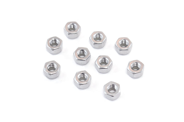 Red Hound Auto 50 Nylon Insert Lock Nut Set 1/4 Inch Diameter Hole Size for Bolt or Threaded Stud 304 SS Stainless Steel Corrosion Resistant 20 Standard Coarse Thread