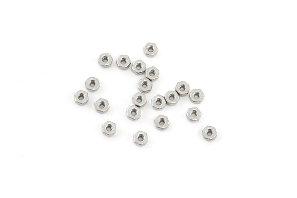 Red Hound Auto 20 Nylon Insert Lock Nut Set Number 4 Diameter Hole Size for Bolt or Threaded Stud 304 SS Stainless Steel Corrosion Resistant 40 Standard Coarse Thread