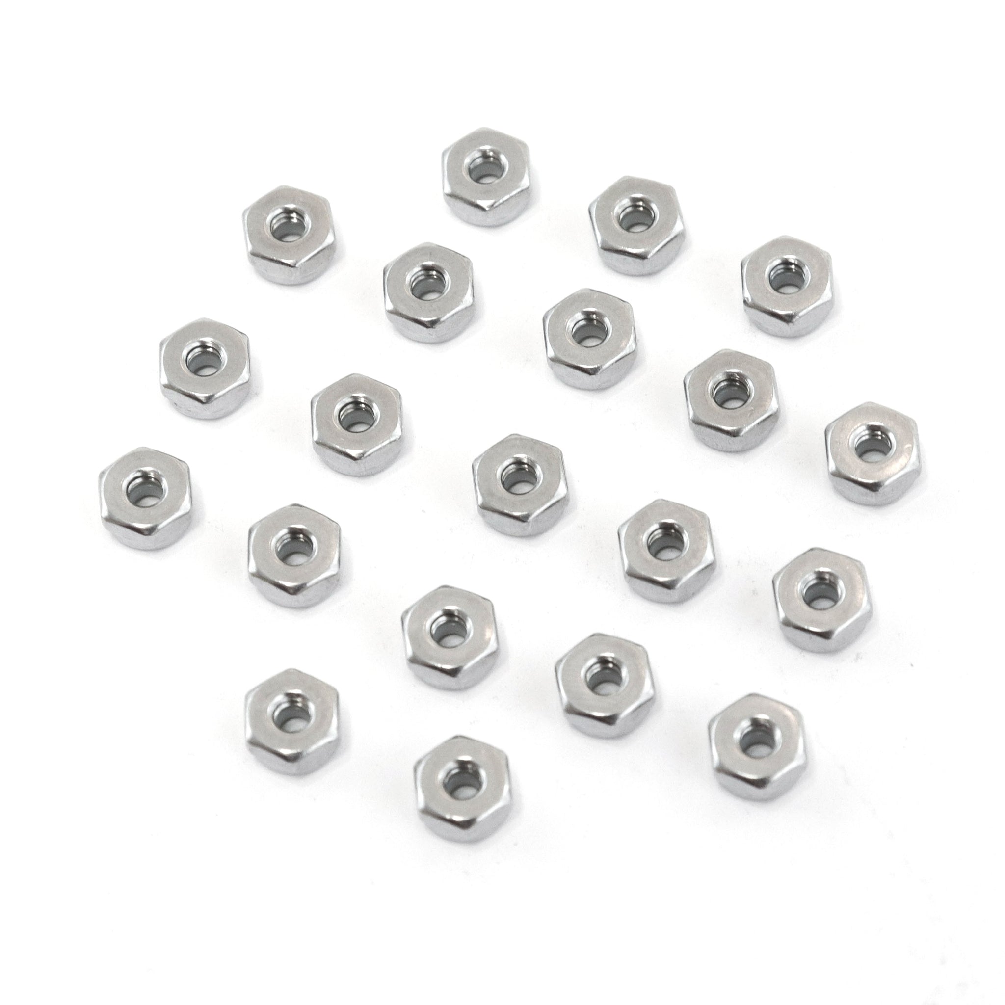 Red Hound Auto 20 Nylon Insert Lock Nut Set Number 6 Diameter Hole Size for Bolt or Threaded Stud 304 SS Stainless Steel Corrosion Resistant 32 Standard Coarse Thread