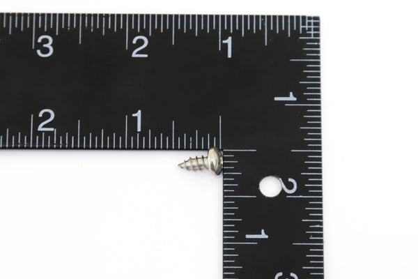 Red Hound Auto 50 Marine Pan Head Self Tapping Screw Set Type A No. 8 x .375 Inches for Wood Metal Plastics 8 x 3/8 304 SS Stainless Steel Corrosion Resistant