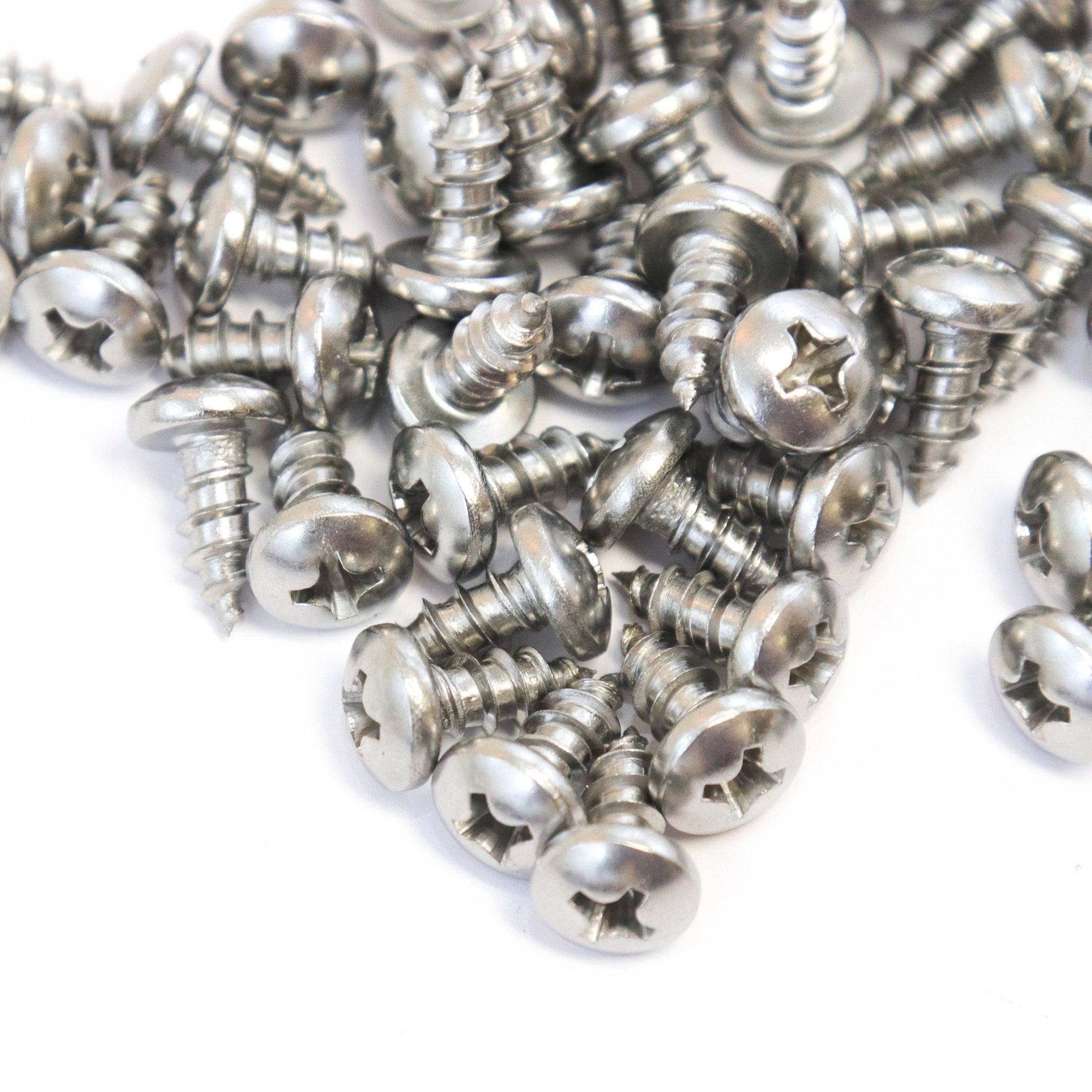 Red Hound Auto 50 Marine Pan Head Self Tapping Screw Set Type A No. 8 x .375 Inches for Wood Metal Plastics 8 x 3/8 304 SS Stainless Steel Corrosion Resistant