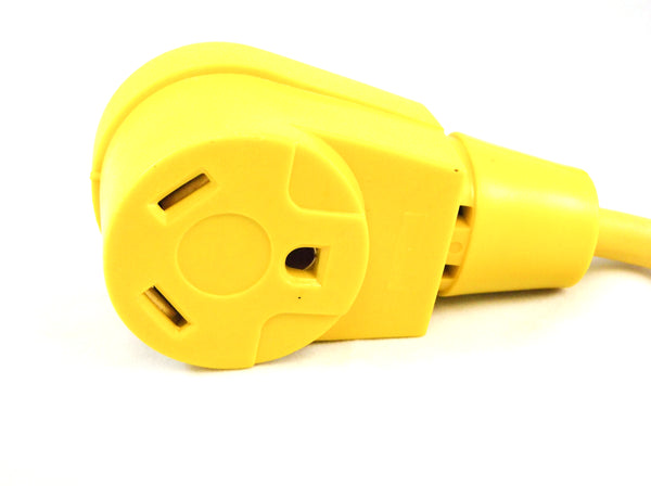 15a Male to 30a Female RV Camper Power Electrical Adapter Amp DogBone Converter