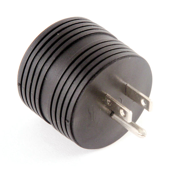 RV Electrical Adapter 15 Amp Male to 30 a Female Plug Round Grip Motorhome