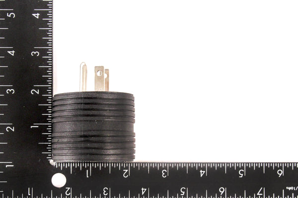 RV Electrical Adapter 15 Amp Male to 30 a Female Plug Round Grip Motorhome