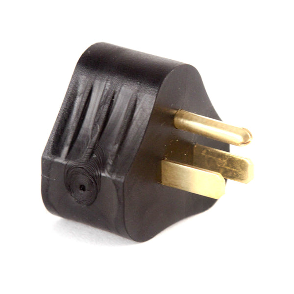 Red Hound Auto RV Electrical Adapter 15 Amp Male to 30 a Female Plug Triangle Grip Motorhome