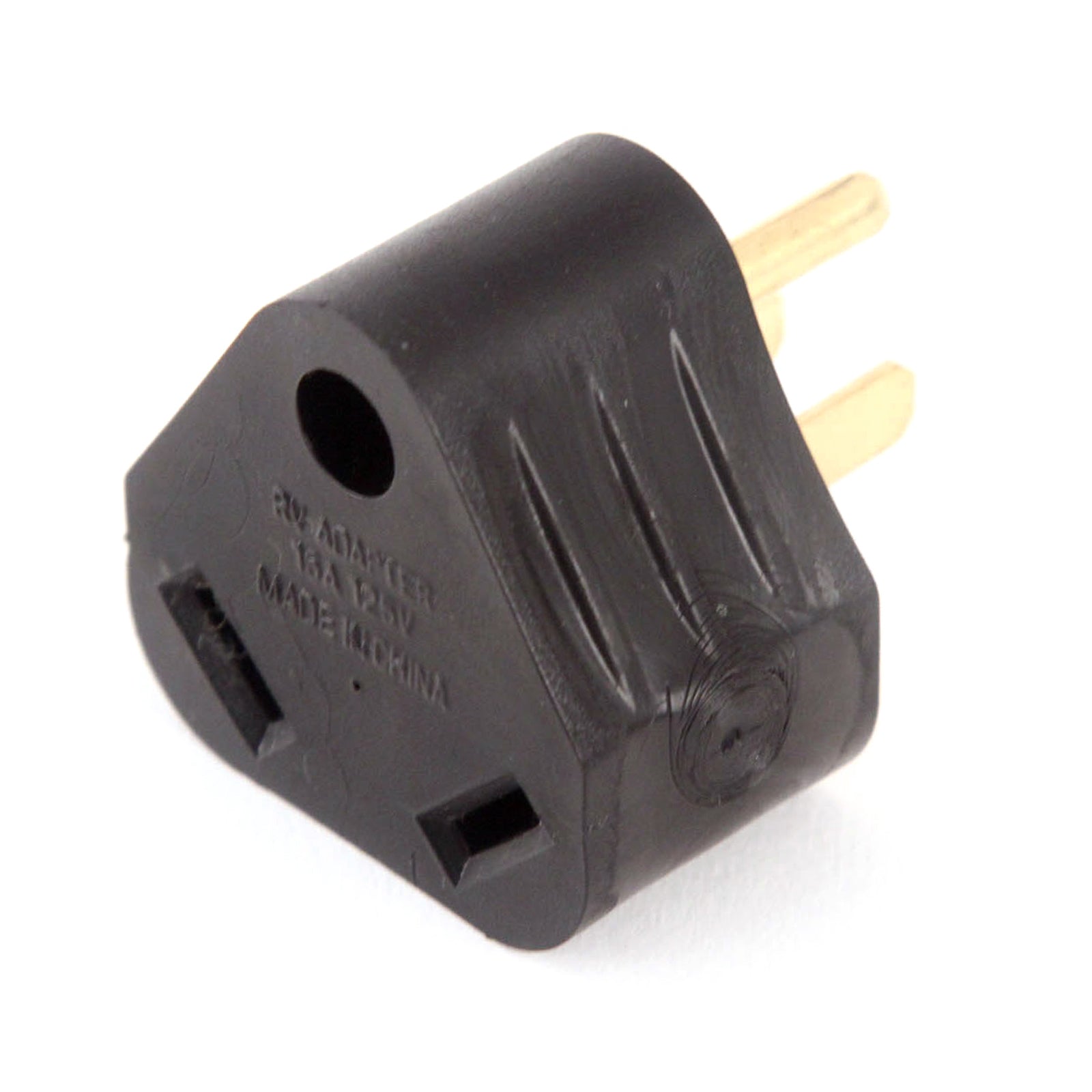 Red Hound Auto RV Electrical Adapter 15 Amp Male to 30 a Female Plug Triangle Grip Motorhome