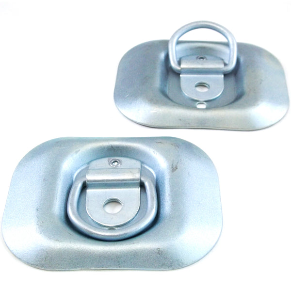 2X Pan Fitting 600 Lbs Surface Mount Tie Down