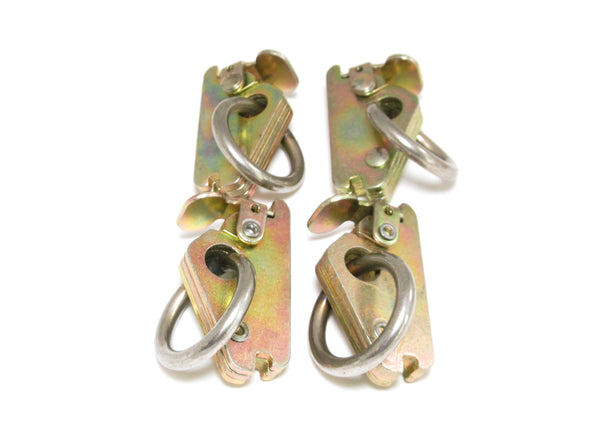 4X E Track Round Logistic Tie Down 1.5 Inches Ring