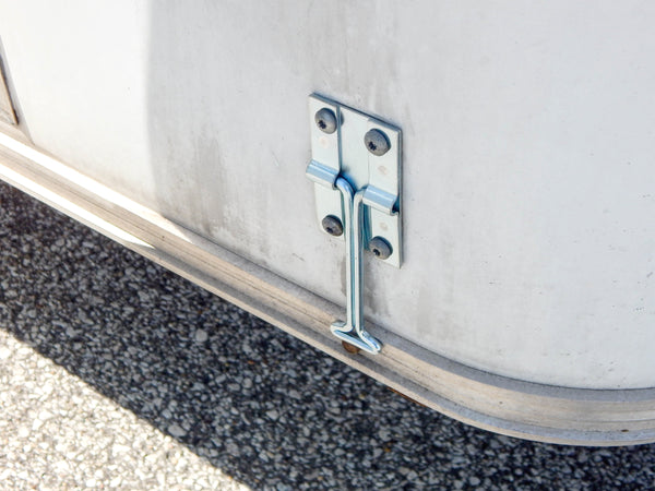 Red Hound Auto 10 Metal T-Style Door Holder Entry Door Catches 4 Inch Long Compatible with RV Trailer Camper Exterior Door Hold Hook & Keeper Hardware Zinc Plated Steel