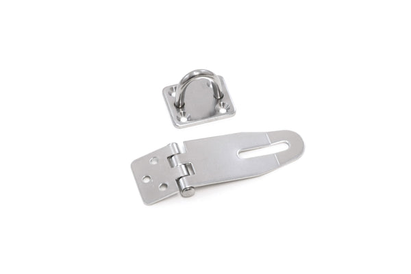 Red Hound Auto Door Padlock Hasp Clasp Latch 304 Stainless Steel Marine Grade for Cabinets Doors Drawers Gates and Sheds 2-7/8 x 1-3/16 Inches Set of 2