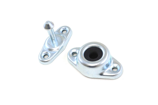 Red Hound Auto 8 Entry Door Holders Catch Coated Steel for Trailer Doors and More Includes Metal Stem and Socket 3 Inch