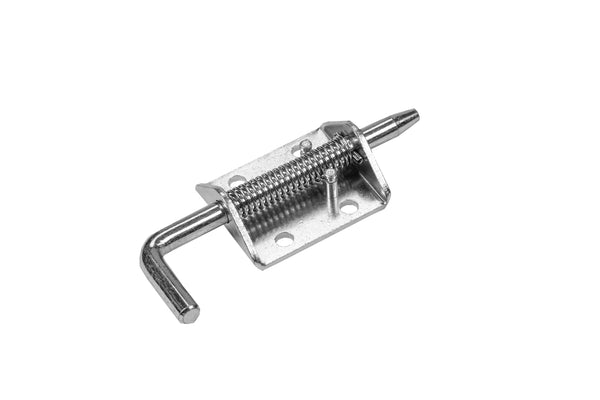 Red Hound Auto 10 Pc Metal Lock Barrel Bolt Spring Loaded Latch 5 Inches Long Heavy Duty Zinc Coated Steel