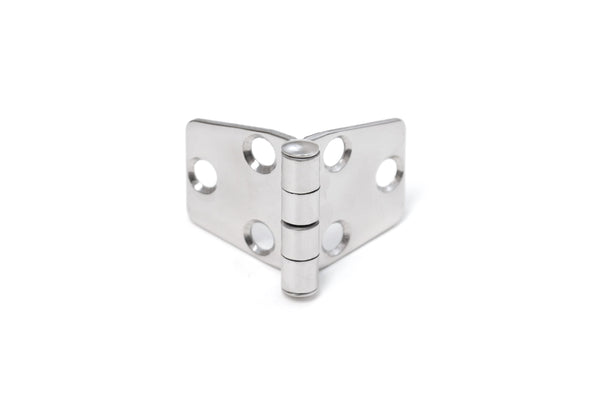 Red Hound Auto Boat RV Door Hinges Polished Stainless Steel Marine Grade for Cabinets Hatches 3 x 1.5 Inches Set of 2