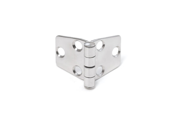 Red Hound Auto Boat RV Door Hinges Polished Stainless Steel Marine Grade for Cabinets Hatches 3 x 1.5 Inches Set of 8