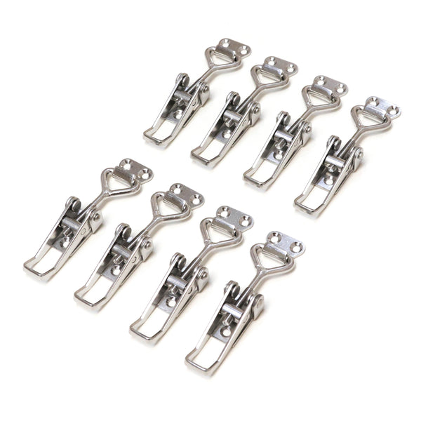 Red Hound Auto 8 Pull Latch Toggle Clamps Adjustable 304 Stainless Steel Marine Grade for Cabinets Doors Storage Boxes and More 2-1/8 Inch 54 mm