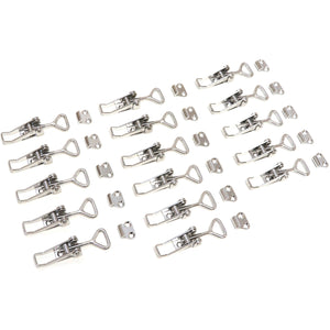 Red Hound Auto 16 Pull Latch Toggle Clamps Adjustable 304 Stainless Steel Marine Grade for Cabinets Doors Storage Boxes and More 2-1/8 Inch 54 mm