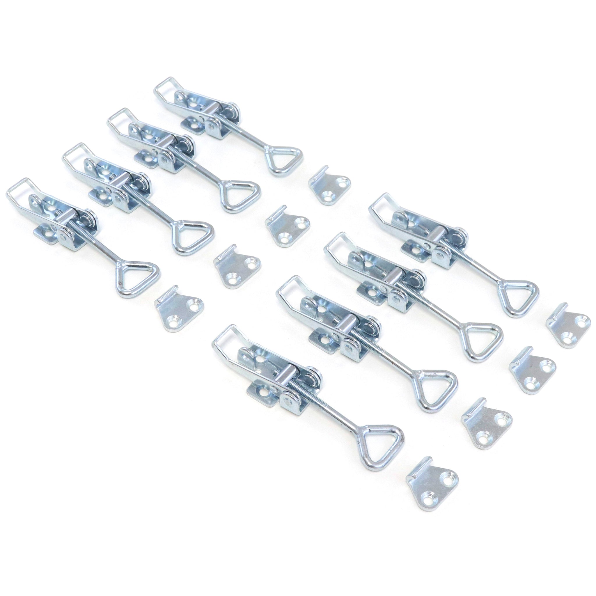Red Hound Auto 8 Pull Latch Toggle Clamps Adjustable Coated Steel for Cabinets Doors Storage Boxes and More 2-1/2" 66 mm