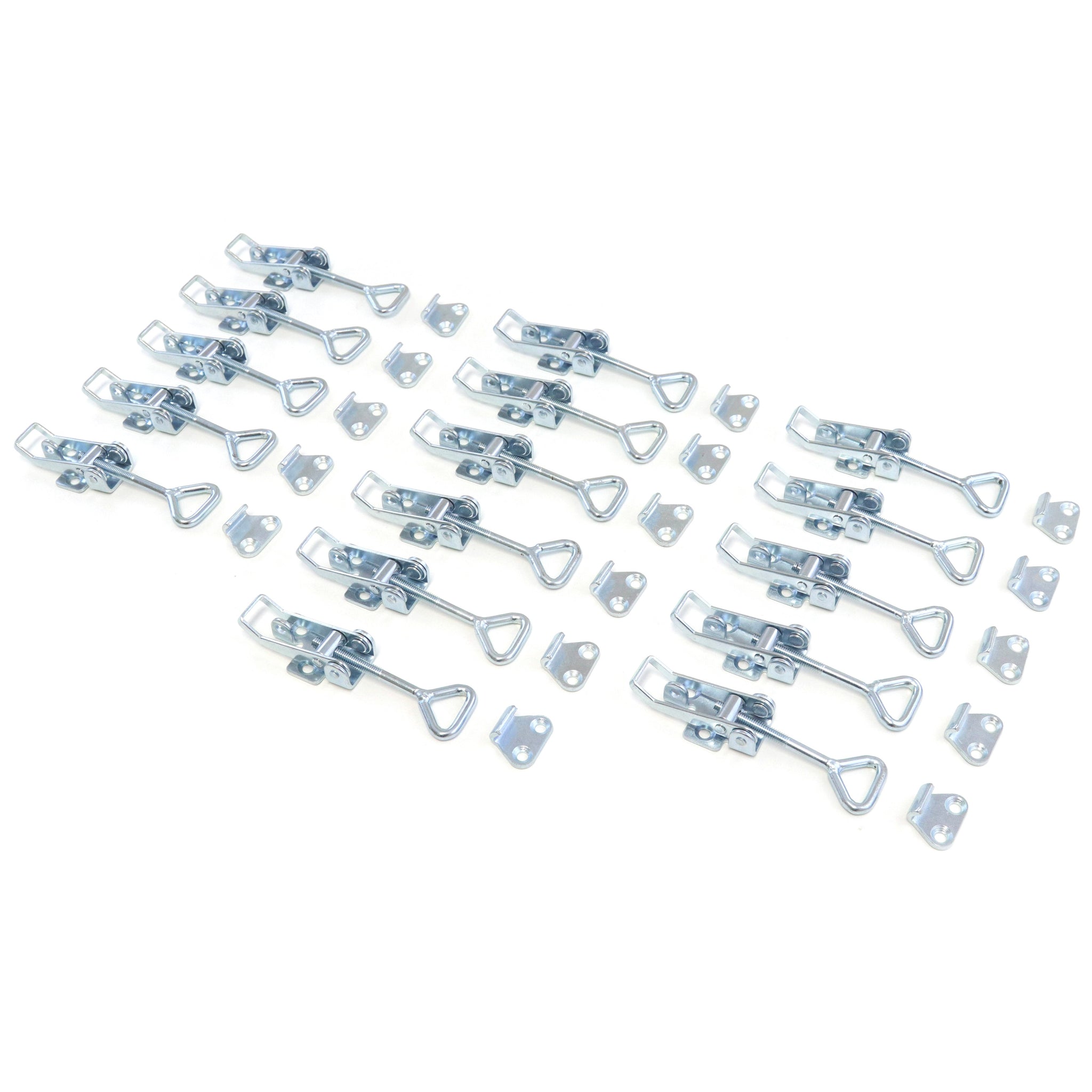 Red Hound Auto 16 Pull Latch Toggle Clamps Adjustable Coated Steel for Cabinets Doors Storage Boxes and More 2-1/2" 66 mm