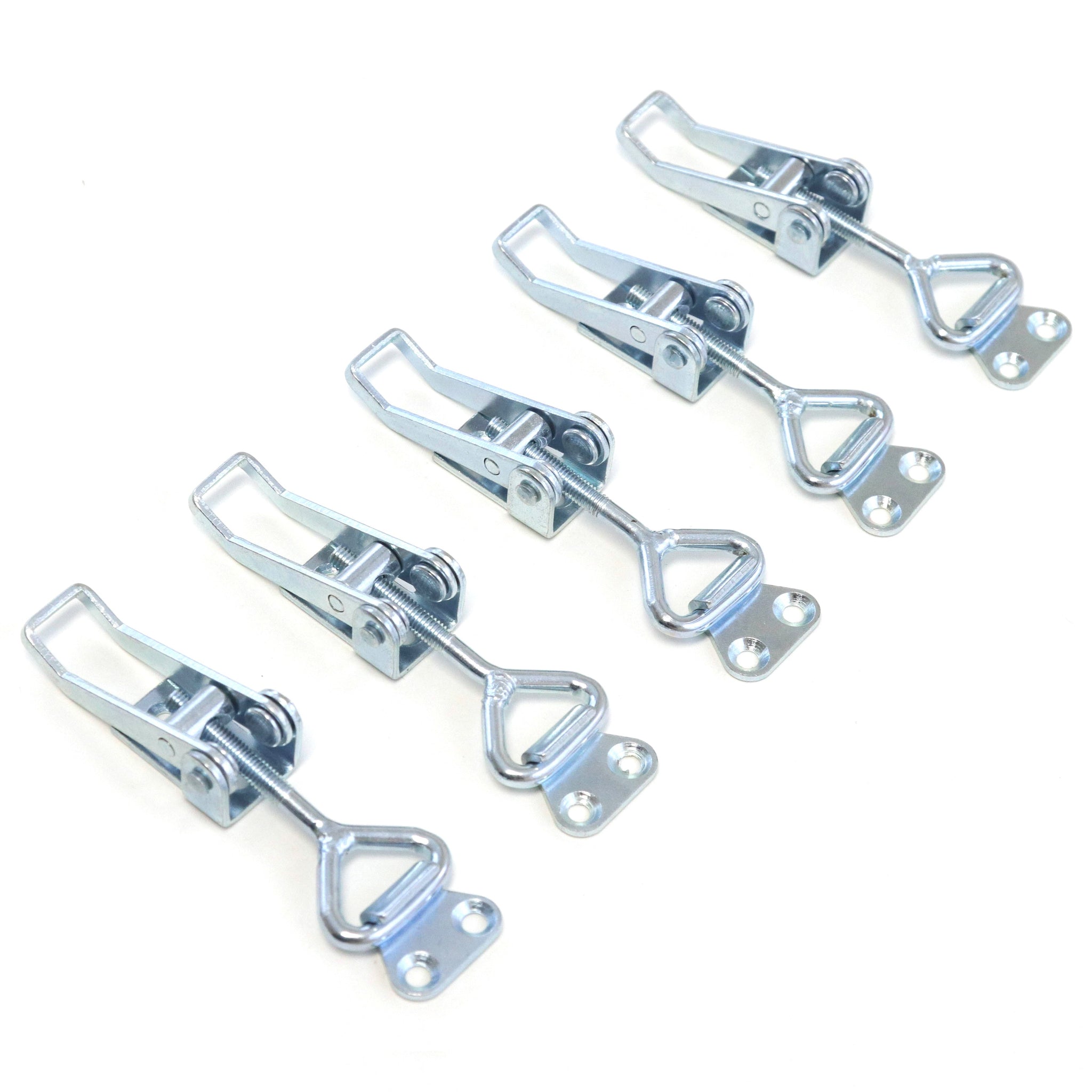Red Hound Auto 5 Pull Latch Toggle Clamps Adjustable Coated Steel for Cabinets Doors Storage Boxes and More 2-1/8" 54 mm