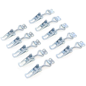 Red Hound Auto 10 Pull Latch Toggle Clamps Adjustable Coated Steel for Cabinets Doors Storage Boxes and More 2-1/8" 54 mm