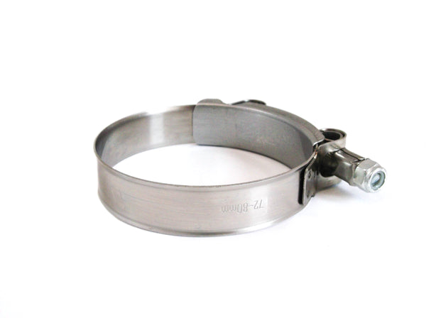 20x Premium 304 Stainless Steel T-Bolt Turbo Silicone Hose Clamp 3 Inches 72-80mm