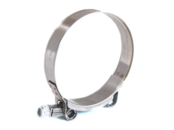 10x Premium 304 Stainless Steel T-Bolt Turbo Silicone Hose Clamp 3.25 Inches 76-84mm