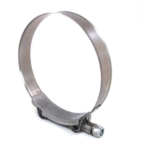 1x Premium 304 Stainless Steel T-Bolt Turbo Silicone Hose Clamp 4 Inches 102-110mm