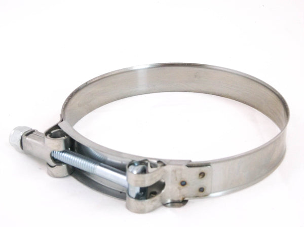 10x Premium 304 Stainless Steel T-Bolt Turbo Silicone Hose Clamp 4 Inches 102-110mm