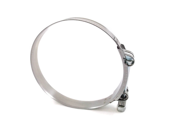 10x Premium 304 Stainless Steel T-Bolt Turbo Silicone Hose Clamp 4.5 Inches 110-118mm