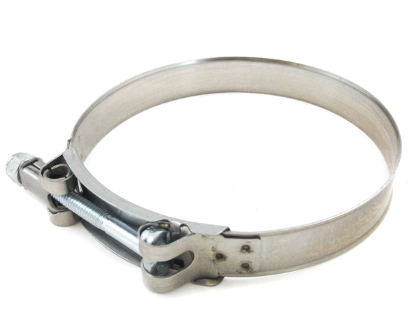 10x Premium 304 Stainless Steel T-Bolt Turbo Silicone Hose Clamp 4.5 Inches 110-118mm