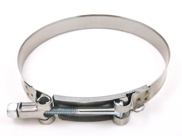 5x Premium 304 Stainless Steel T-Bolt Turbo Silicone Hose Clamp 5 Inches 127-135mm