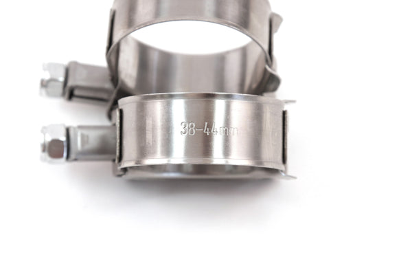2 Red Hound Auto Premium 304 Stainless Steel T-Bolt Turbo Silicone Hose Clamps 1.5 Inches 38-44mm