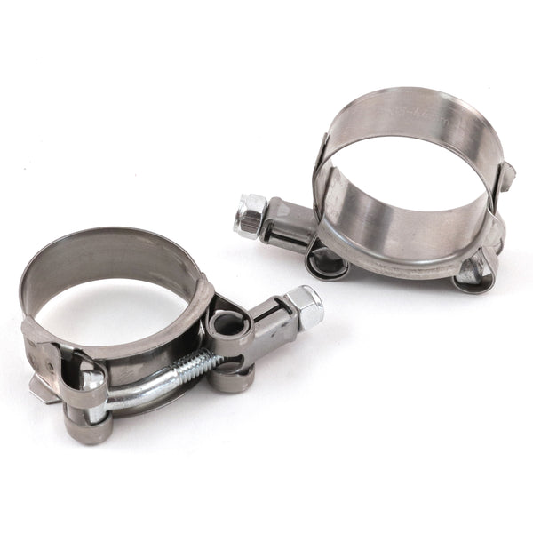 2 Red Hound Auto Premium 304 Stainless Steel T-Bolt Turbo Silicone Hose Clamps 1.5 Inches 38-44mm