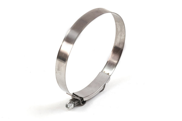 4 Red Hound Auto Premium 304 Stainless Steel T-Bolt Turbo Silicone Hose Clamps 4.5 Inches 110-118mm