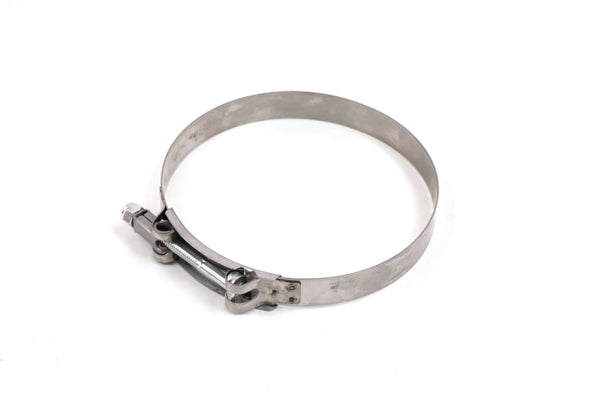 4 Red Hound Auto Premium 304 Stainless Steel T-Bolt Turbo Silicone Hose Clamps 4.5 Inches 110-118mm