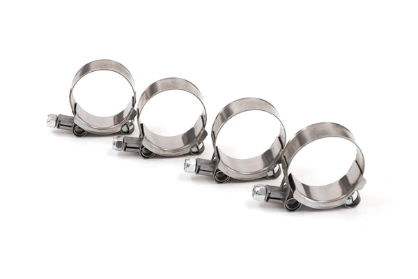 4 Red Hound Auto Premium 304 Stainless Steel T-Bolt Hose Clamps 1.75 Inches 45-50mm