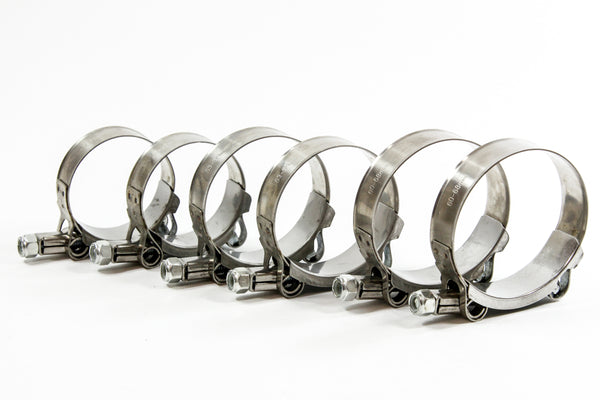 2 ea 1.75 Inches-2 Inches-2.5 Inches of Stainless Metal Steel Hose Clamps Assortment Variety 6pc