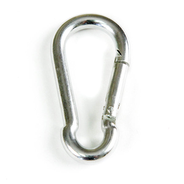 Red Hound Auto 1 Steel Spring Snap Quick Link Carabiner Hook Clip 1-5/8 Inches Length - Light Duty 80 Pound - 5/32 Inches Thick