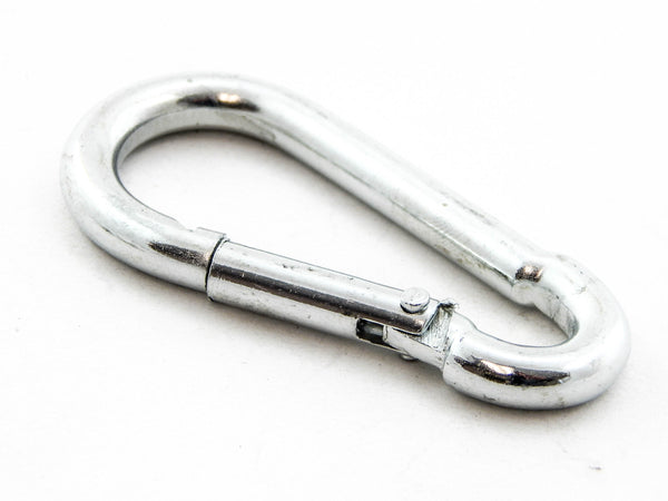 Red Hound Auto 1 Steel Spring Snap Quick Link Carabiner Hook Clip 2-3/8 Inches Length - Medium Duty 130 Pound - 7/32 Inches Thick