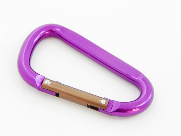 Red Hound Auto 1 Aluminum Purple Spring Snap Quick Link Carabiner Hook Clip 3-1/8 Inches Length - Light Duty 75 Pound