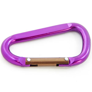 Red Hound Auto 1 Aluminum Purple Spring Snap Quick Link Carabiner Hook Clip 3-1/8 Inches Length - Light Duty 75 Pound