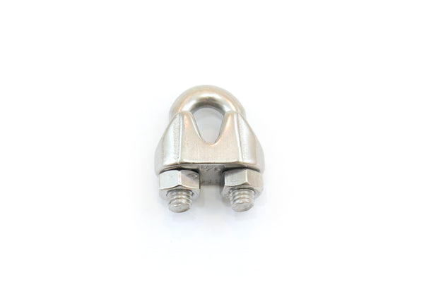Red Hound Auto 10 - Stainless Steel Wire Rope Cable Clips 1/8 Inches - 3mm Premium