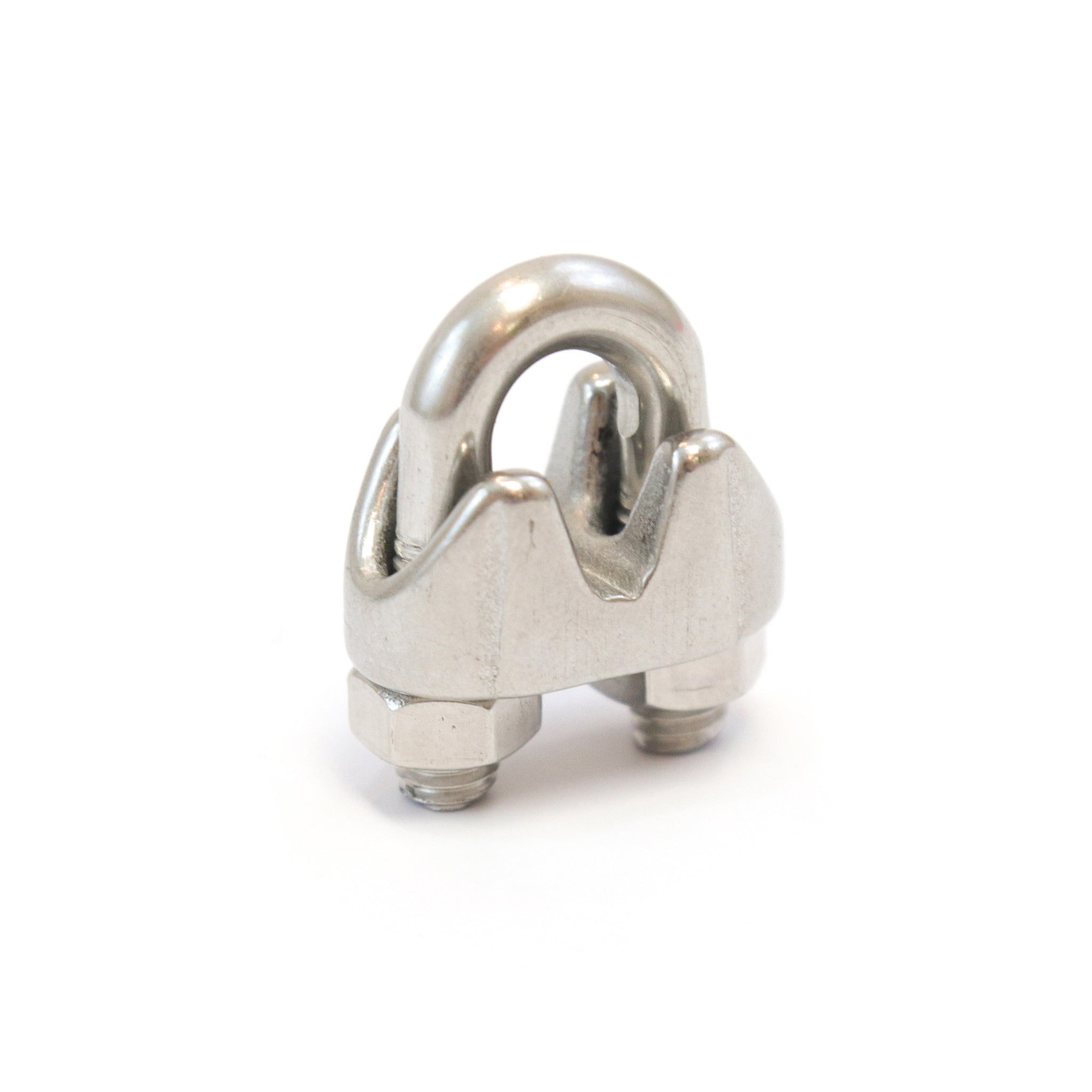 Red Hound Auto Stainless Steel Wire Rope Cable Clips 1/8 Inches - 3mm Premium